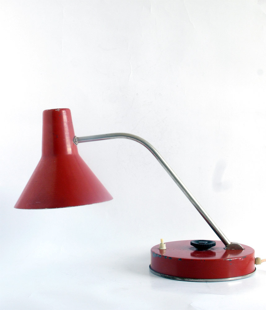 Best ideas about Red Desk Lamp
. Save or Pin Vintage industrial table lamp Red desk lamp Now.