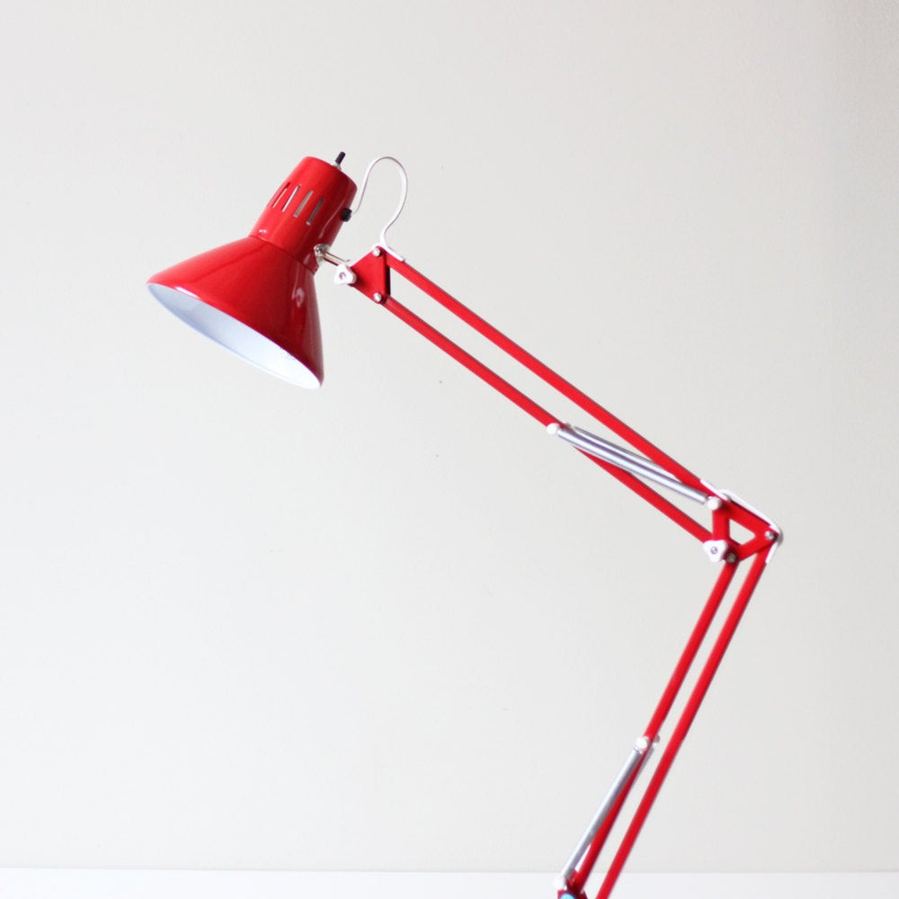 Best ideas about Red Desk Lamp
. Save or Pin vintage anglepoise style red desk lamp architect table light Now.