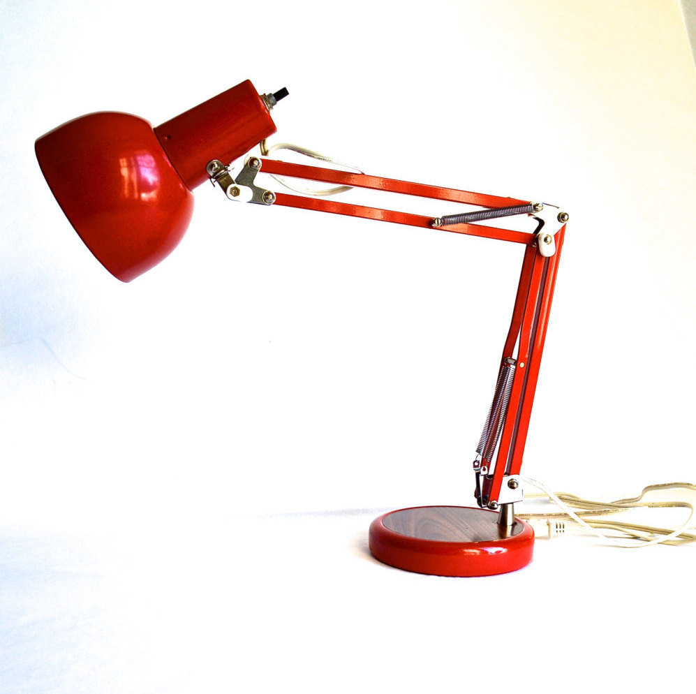 Best ideas about Red Desk Lamp
. Save or Pin Bright Red Vintage Desk Lamp Vintage Articulating Lamp with Now.