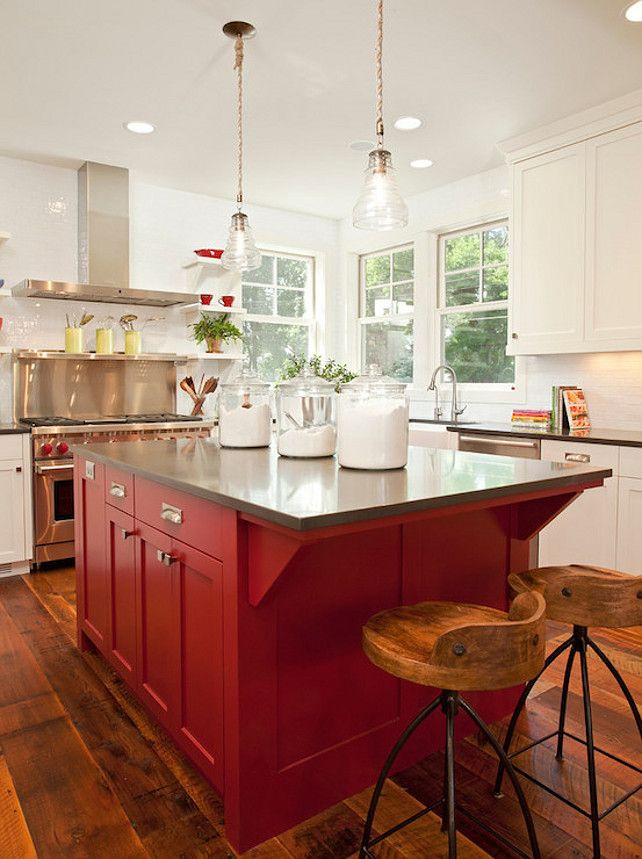 Best ideas about Red Kitchen Cabinets
. Save or Pin Best 25 Red kitchen island ideas on Pinterest Now.