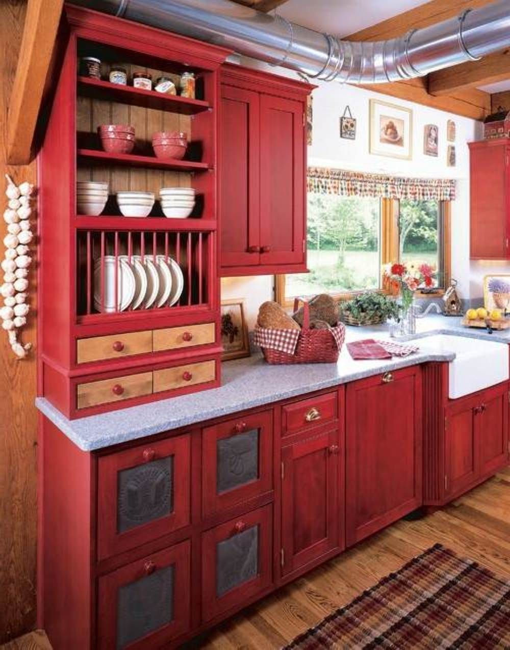 Best ideas about Red Kitchen Cabinets
. Save or Pin Best 25 Red kitchen cabinets ideas on Pinterest Now.