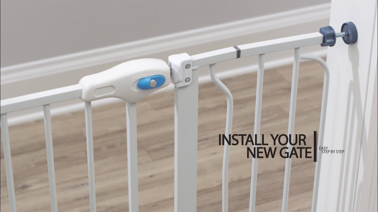 Best ideas about Regalo Baby Gate
. Save or Pin Regalo Baby Pressure Mount Assembly Baby Gate Installation Now.