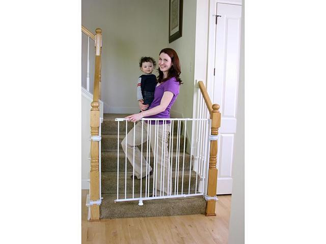 Best ideas about Regalo Top Of Stair Safety Gate
. Save or Pin Regalo Top of Stairs 2 in 1 Extra Tall Safety Gate Now.