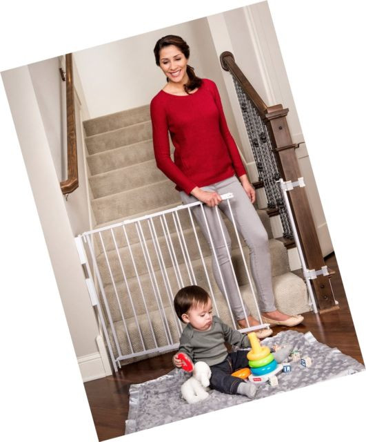 Best ideas about Regalo Top Of Stair Safety Gate
. Save or Pin "Regalo Extra Tall Top Stairs Gate With Mounting Kit Now.