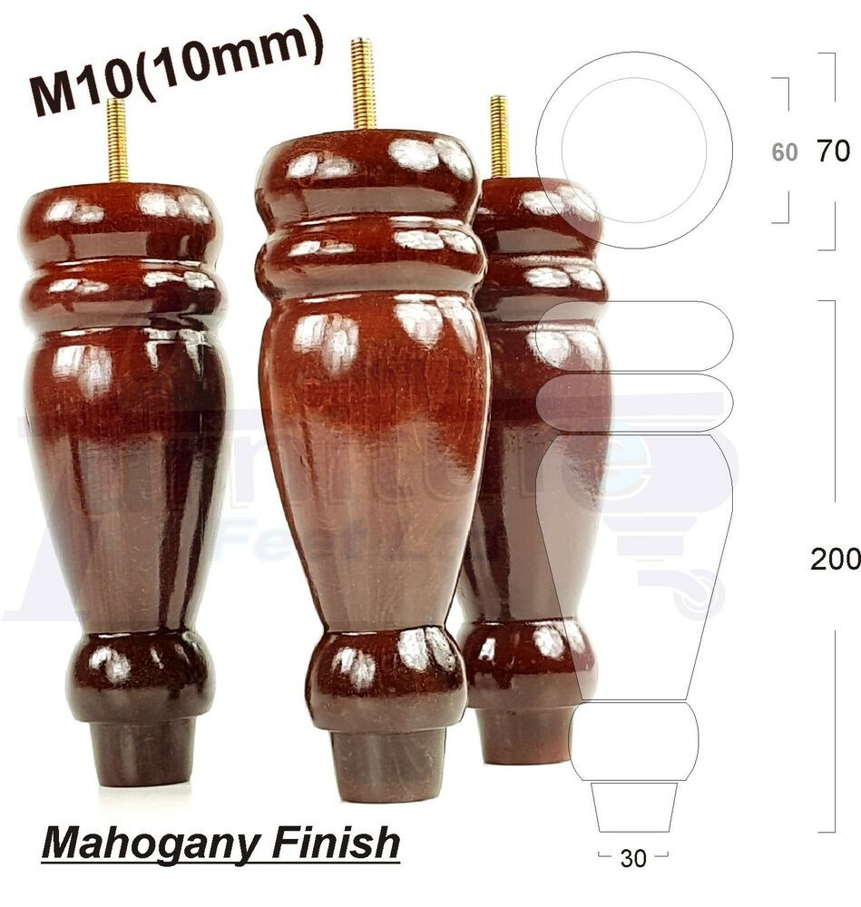 Best ideas about Replacement Chair Legs
. Save or Pin 4x REPLACEMENT MAHOGANY FEET FURNITURE LEGS 200mm SOFA Now.