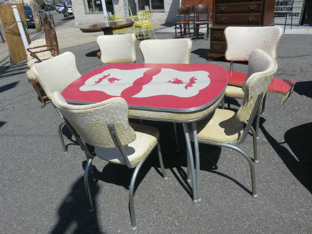 Best ideas about Retro Kitchen Chairs
. Save or Pin RETRO KITCHEN TABLE AND 6 CHAIRS 50 S CHROME WITH DESIGN Now.