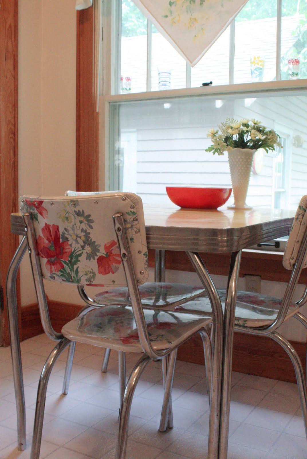 Best ideas about Retro Kitchen Chairs
. Save or Pin amy j delightful blog Using Vintage Tablecloths Part 2 Now.