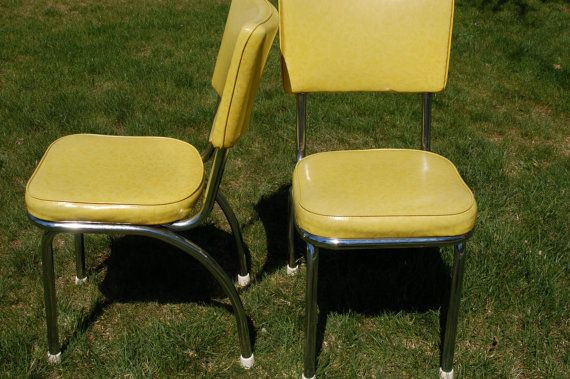 Best ideas about Retro Kitchen Chairs
. Save or Pin Pair of Retro Douglas Furniture Chrome and Light Lime Now.