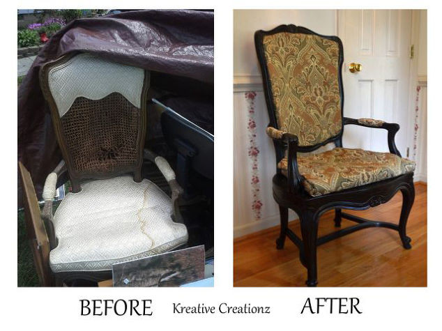 Best ideas about Reupholster Chair DIY
. Save or Pin Garage Sale Find Antique Chair Reupholster Now.