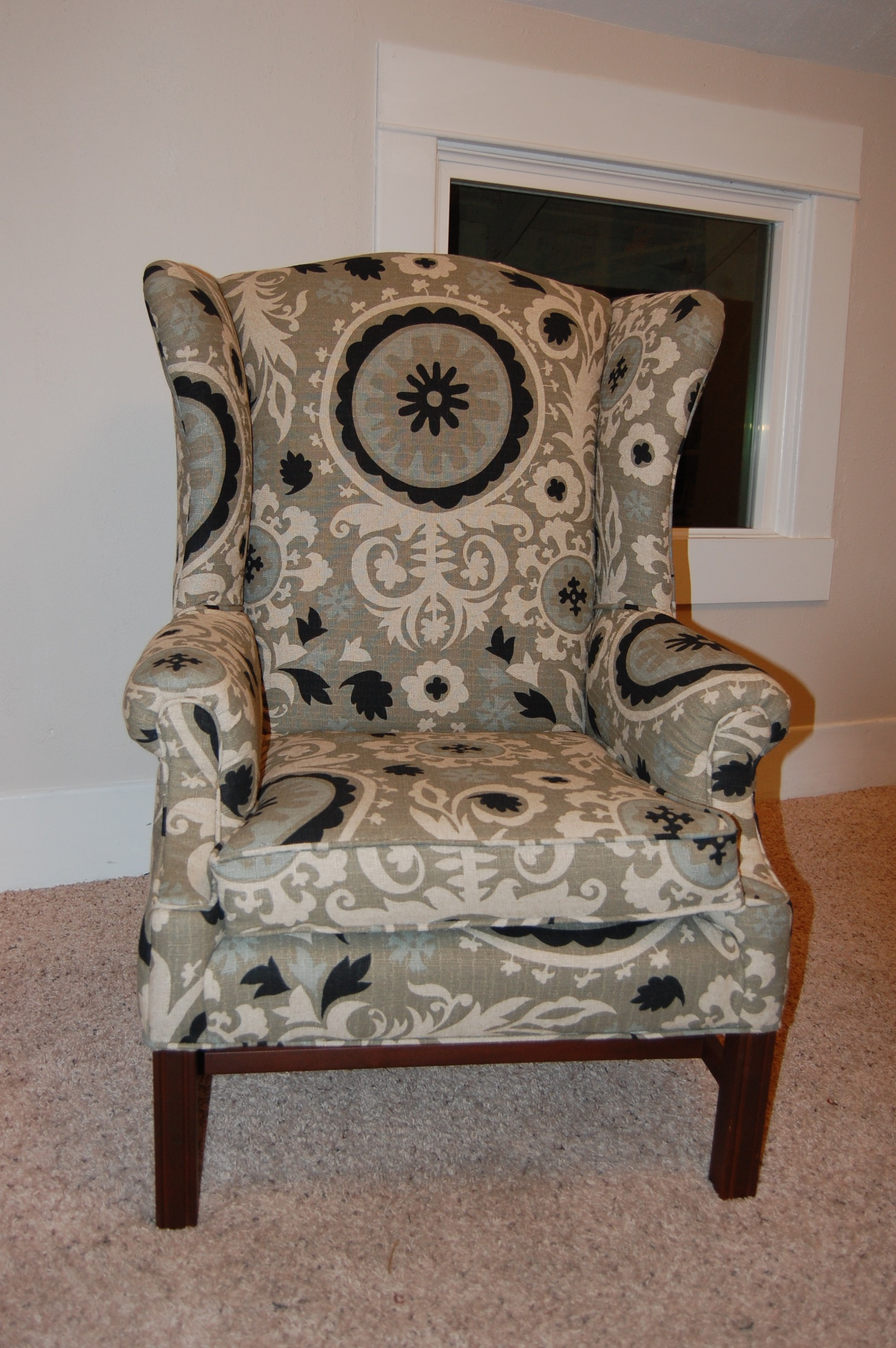 Best ideas about Reupholster Chair DIY
. Save or Pin How to reupholster a wingback chair Now.