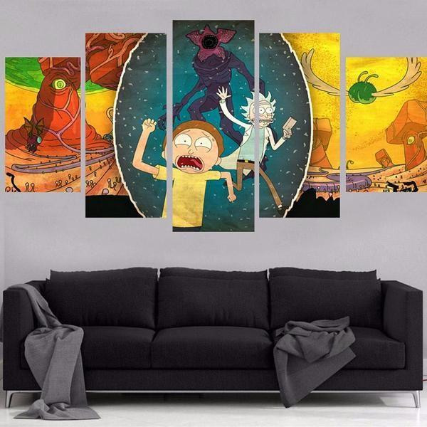 Best ideas about Rick And Morty Wall Art
. Save or Pin Rick & Morty Inspired 6 Canvas Wall Art Now.