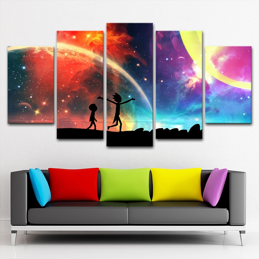 Best ideas about Rick And Morty Wall Art
. Save or Pin Aliexpress Buy Canvas Painting Framework Fashion 5 Now.