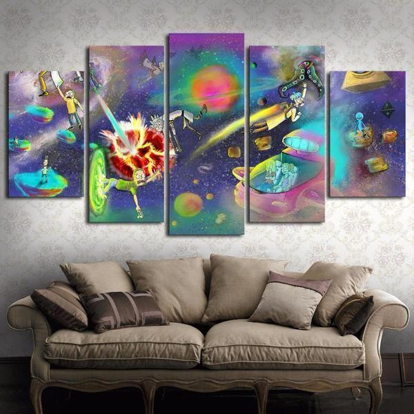 Best ideas about Rick And Morty Wall Art
. Save or Pin Rick & Morty Inspired 35 Canvas Wall Art Now.