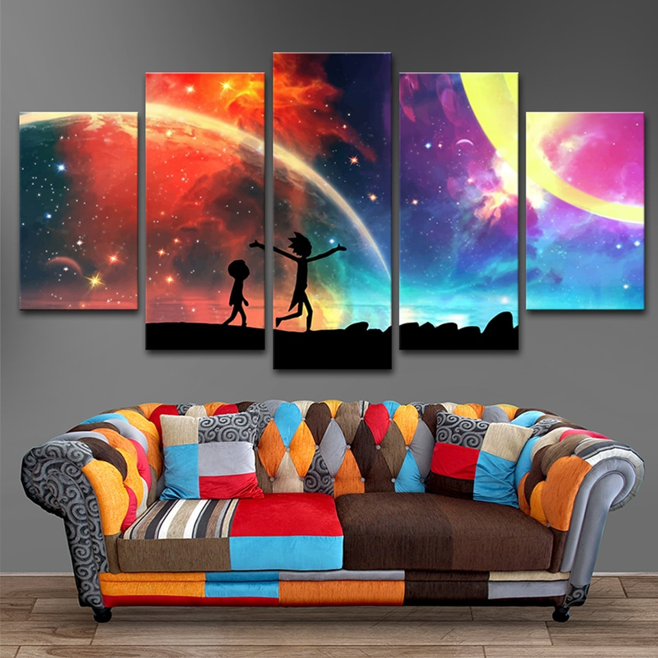 Best ideas about Rick And Morty Wall Art
. Save or Pin Fashion Canvas Painting Framework For Living Room Artwork Now.