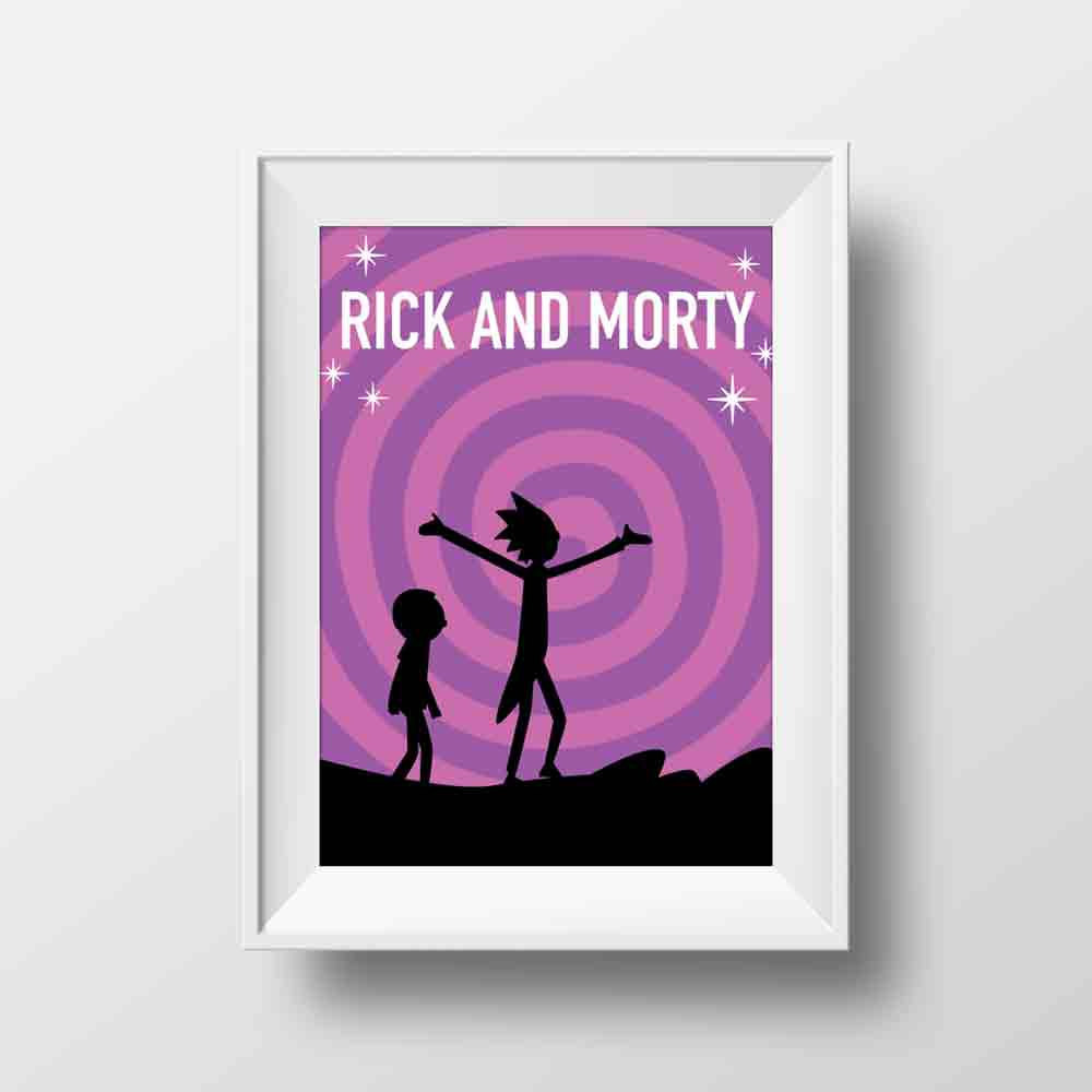 Best ideas about Rick And Morty Wall Art
. Save or Pin Rick and Morty Purple Printable Wall Art Now.