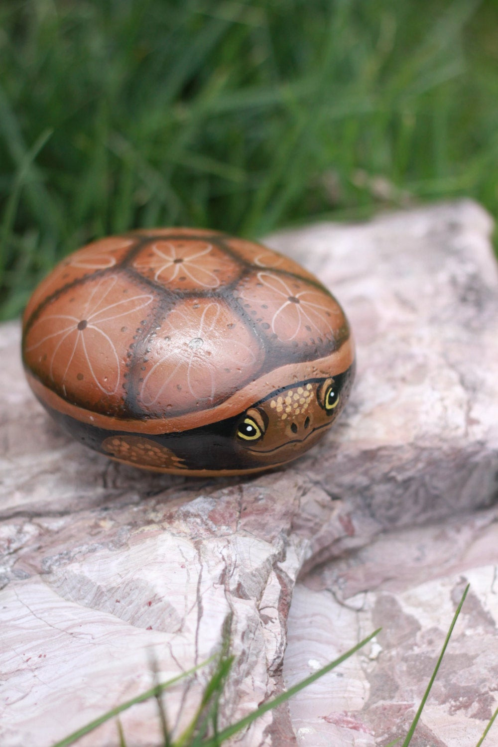 Best ideas about Rock Crafts For Adults
. Save or Pin Painted Rocks Hand Painted Turtle Rock Turtle Rock Now.