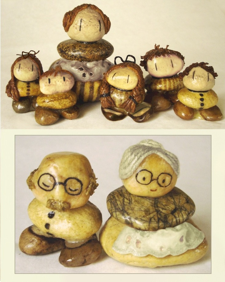 Best ideas about Rock Crafts For Adults
. Save or Pin tiny people made from river rocks Now.
