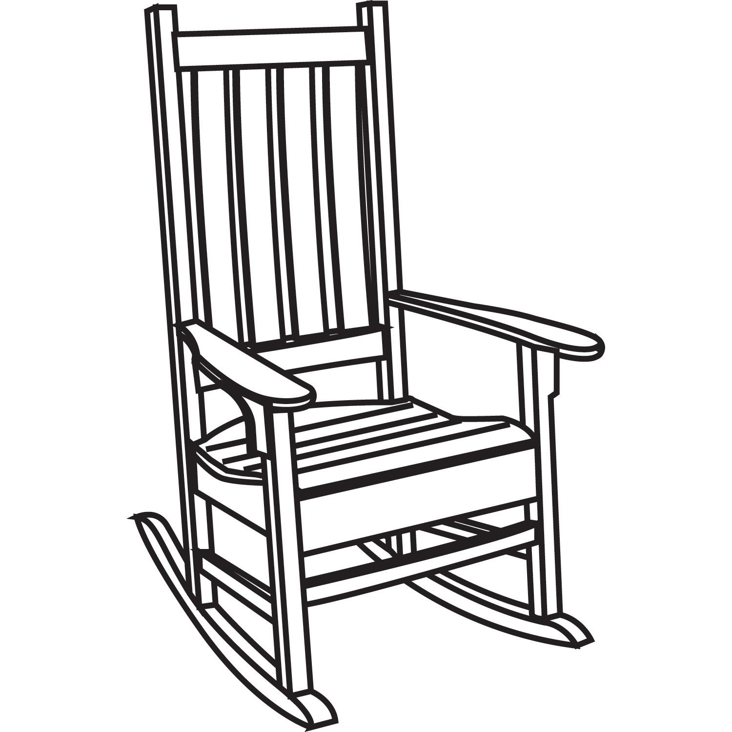 Best ideas about Rocking Chair Clipart
. Save or Pin Chair clipart rocking chair Pencil and in color chair Now.
