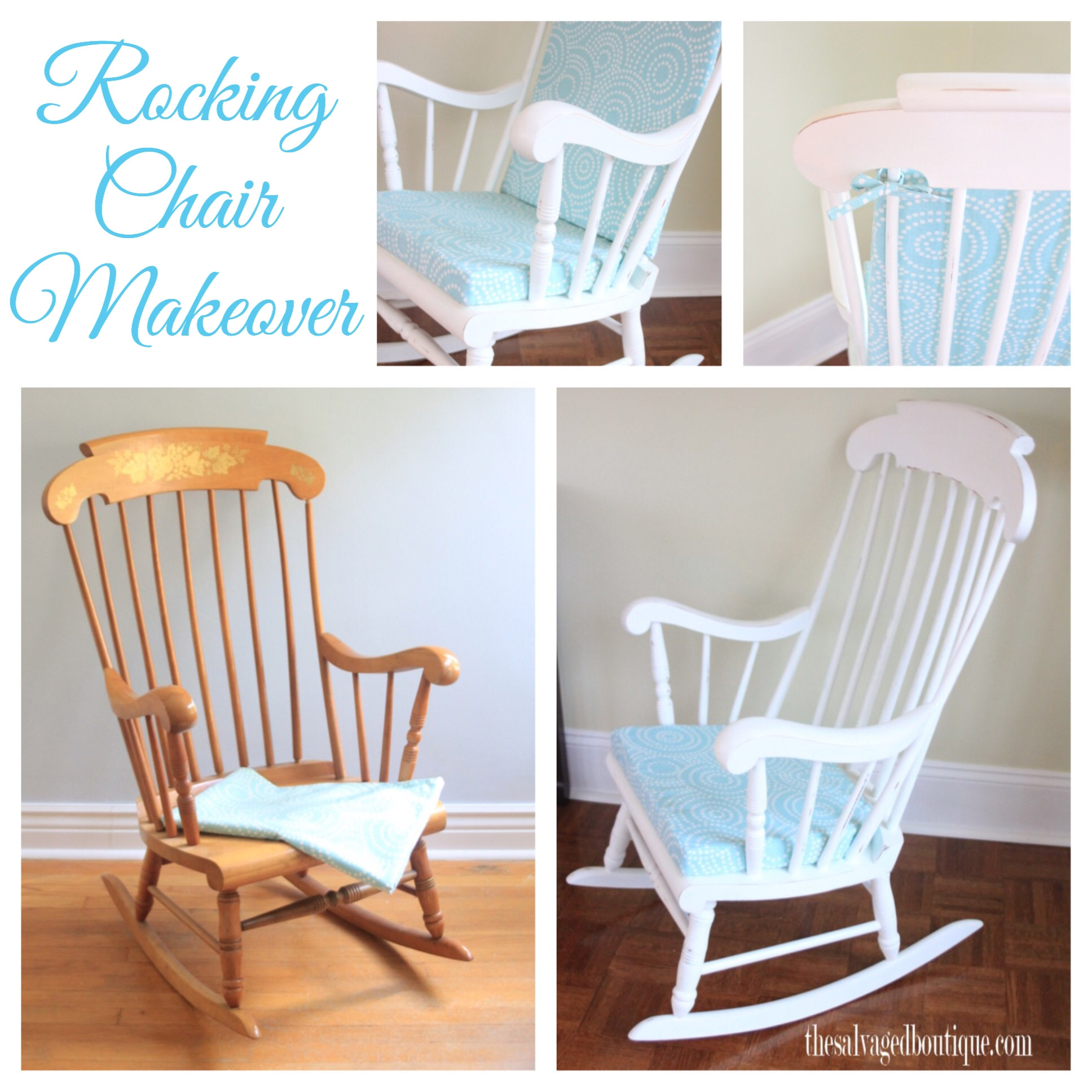 Best ideas about Rocking Chair For Babys Room
. Save or Pin Grandpa s Rocking Chair Brightened Up for New Baby Nursery Now.