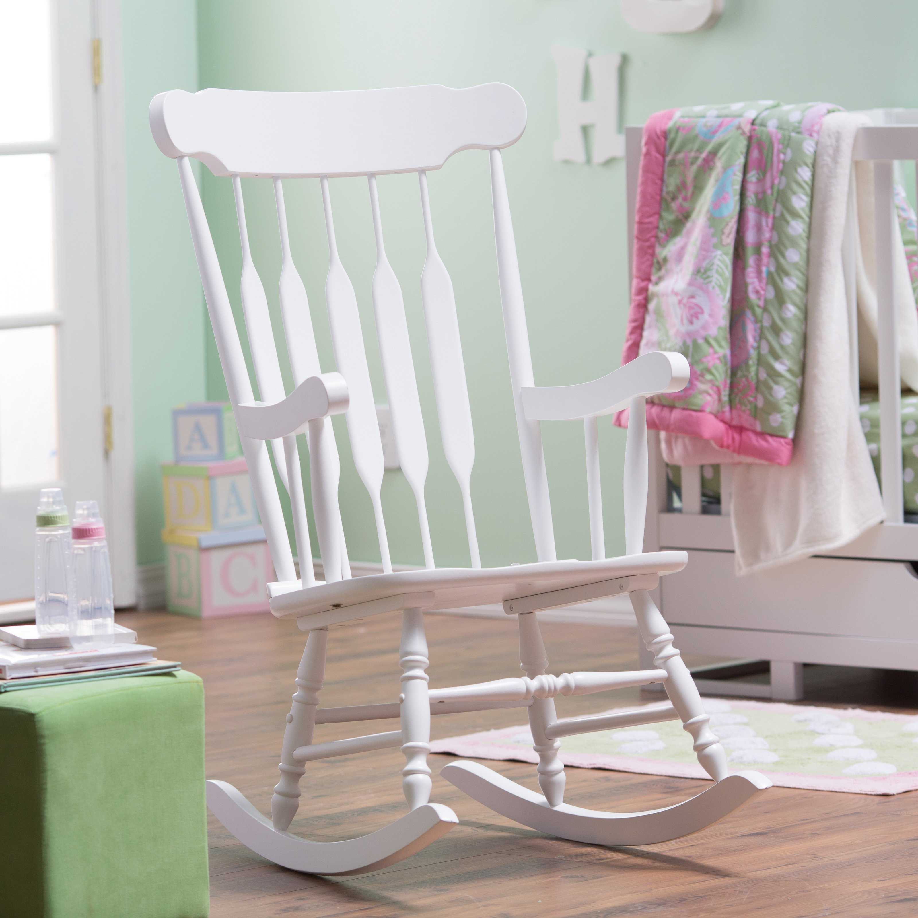 Best ideas about Rocking Chair For Babys Room
. Save or Pin Belham Living Wood Nursery Rocker White Indoor Rocking Now.