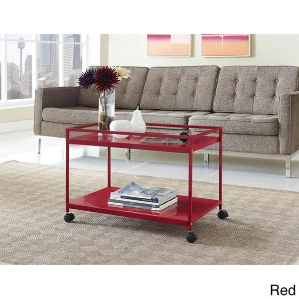 Best ideas about Rolling Coffee Table
. Save or Pin Shop Altra Marshall 2 shelf Rolling Coffee Table Cart Now.