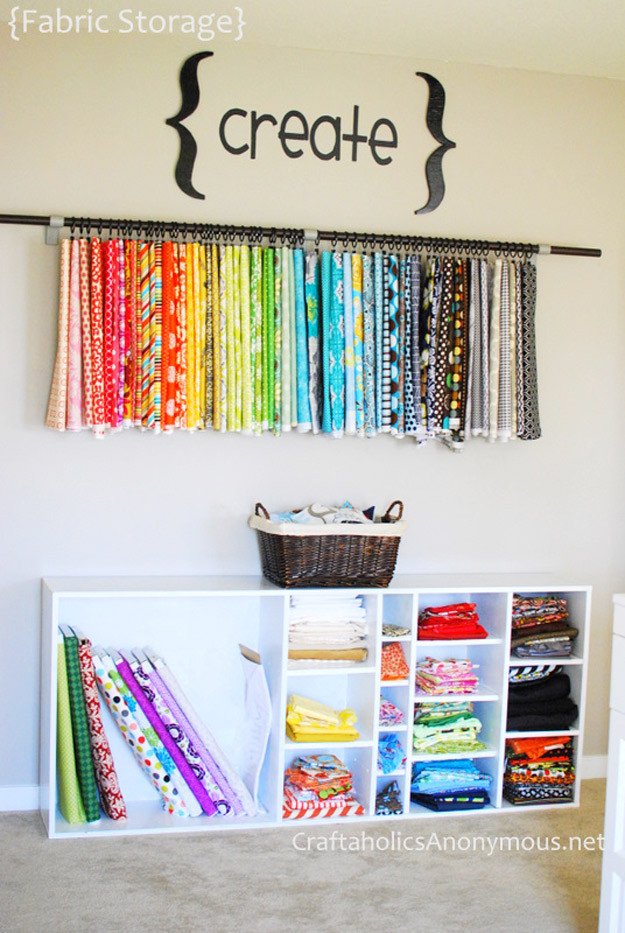 Best ideas about Room Organizing DIY
. Save or Pin 50 Clever Craft Room Organization Ideas Now.