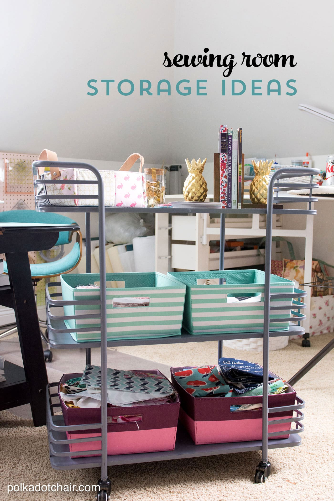 Best ideas about Room Storage Ideas
. Save or Pin Cute & Clever Sewing Room Organization Ideas & HomeGoods Now.