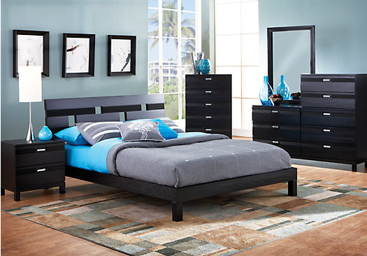 Best ideas about Rooms To Go Bedroom Set
. Save or Pin Gardenia Black 6 Pc Queen Platform Bedroom Bedroom Sets Now.