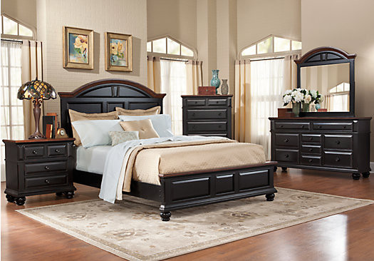 Best ideas about Rooms To Go Bedroom Set
. Save or Pin Berkshire Lake Black 5 Pc Queen Panel Bedroom Bedroom Now.