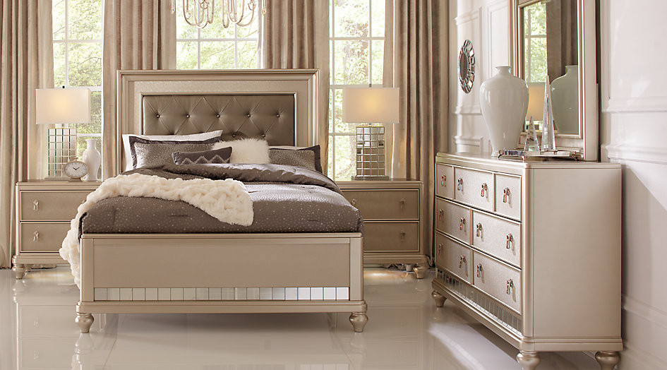 Best ideas about Rooms To Go Bedroom Set
. Save or Pin Sofia Vergara Paris Silver 5 Pc Queen Bedroom Queen Now.