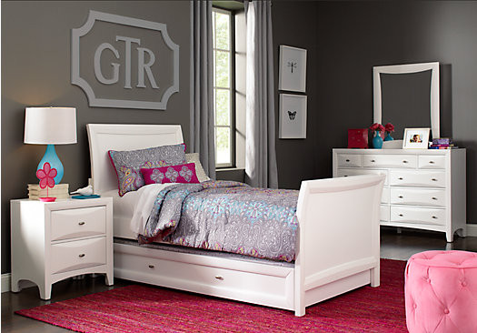 Best ideas about Rooms To Go Bedroom Set
. Save or Pin Ivy League White 6 Pc Full Sleigh Bedroom Bedroom Sets Now.