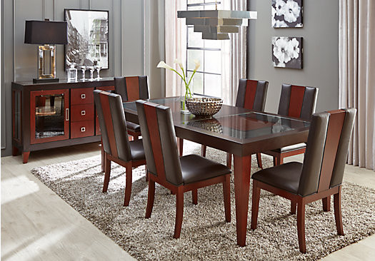 Best ideas about Rooms To Go Dining Room
. Save or Pin Sofia Vergara Savona Chocolate 5 Pc Rectangle Dining Room Now.