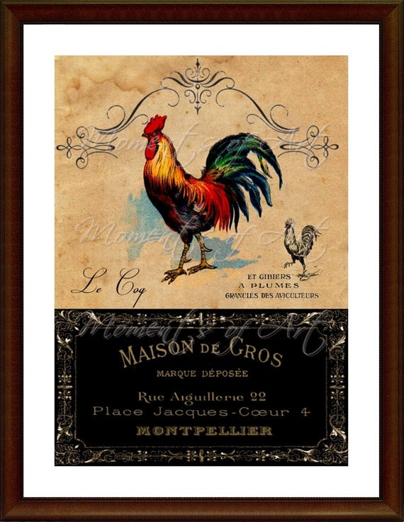 Best ideas about Rooster Kitchen Decor French Country
. Save or Pin Rooster Kitchen Decor French Country 5x7 Print by Moments Art Now.