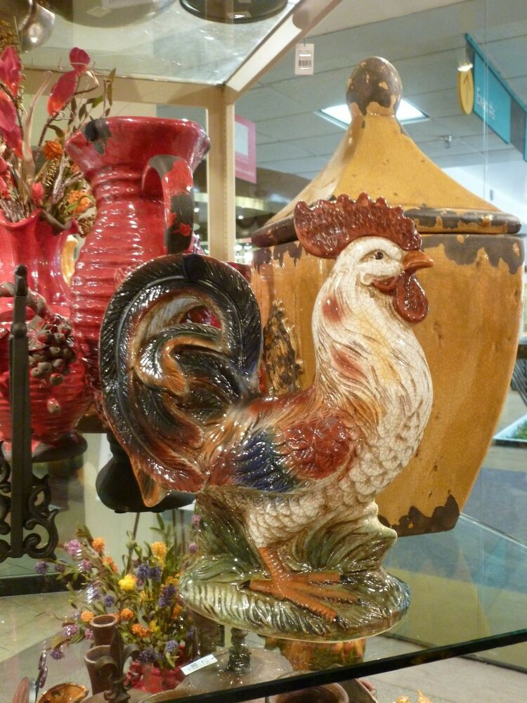 Best ideas about Rooster Kitchen Decor French Country
. Save or Pin Tuscan French Country Ceramic Multicolored 12" Tall Now.