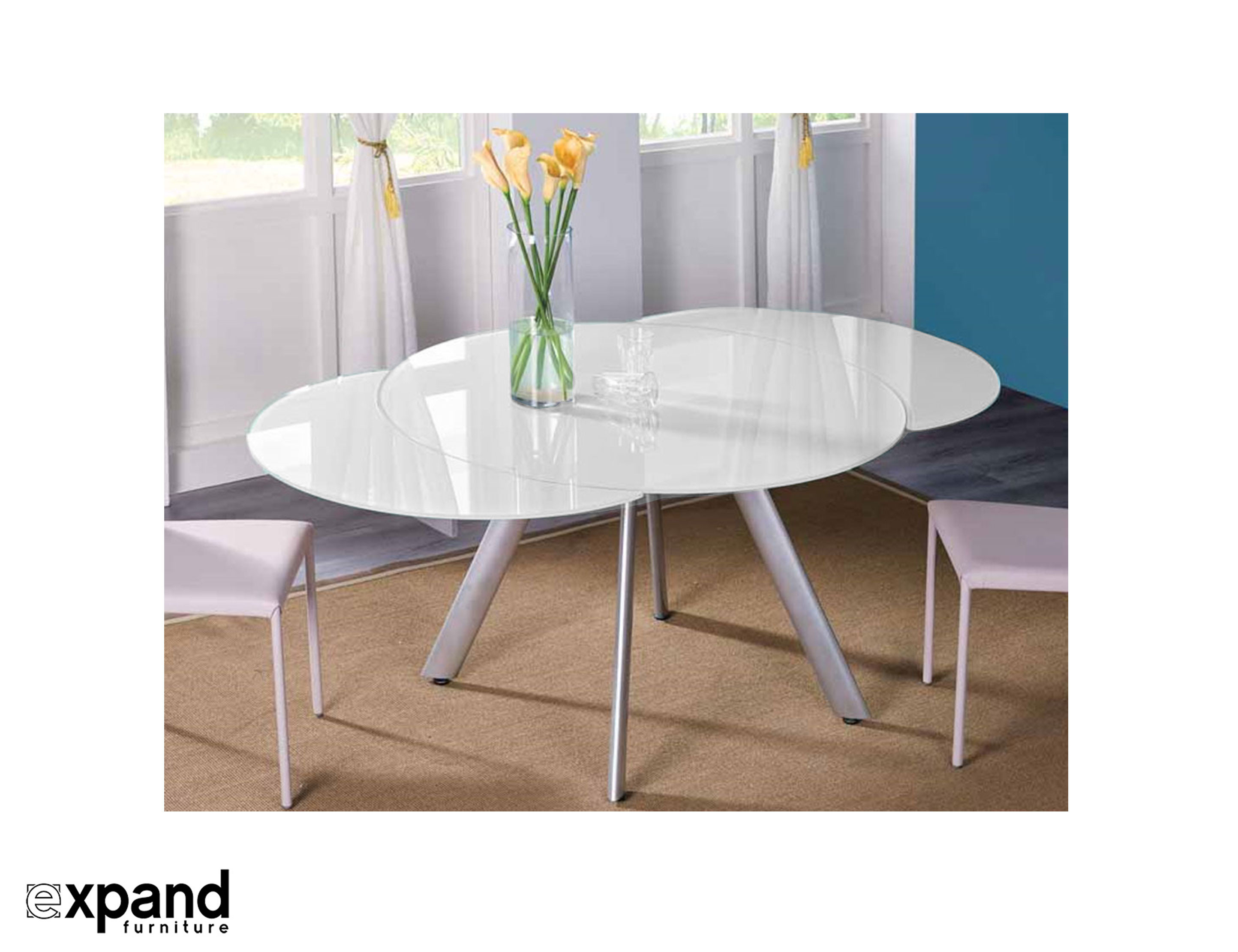 Best ideas about Round Glass Dining Table
. Save or Pin The Butterfly Expandable Round Glass Dining Table Expand Now.
