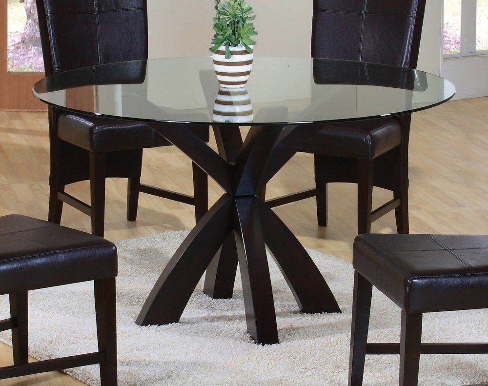 Best ideas about Round Glass Top Dining Table
. Save or Pin 5 Best Glass Kitchen Table – Fit into a corner perfectly Now.