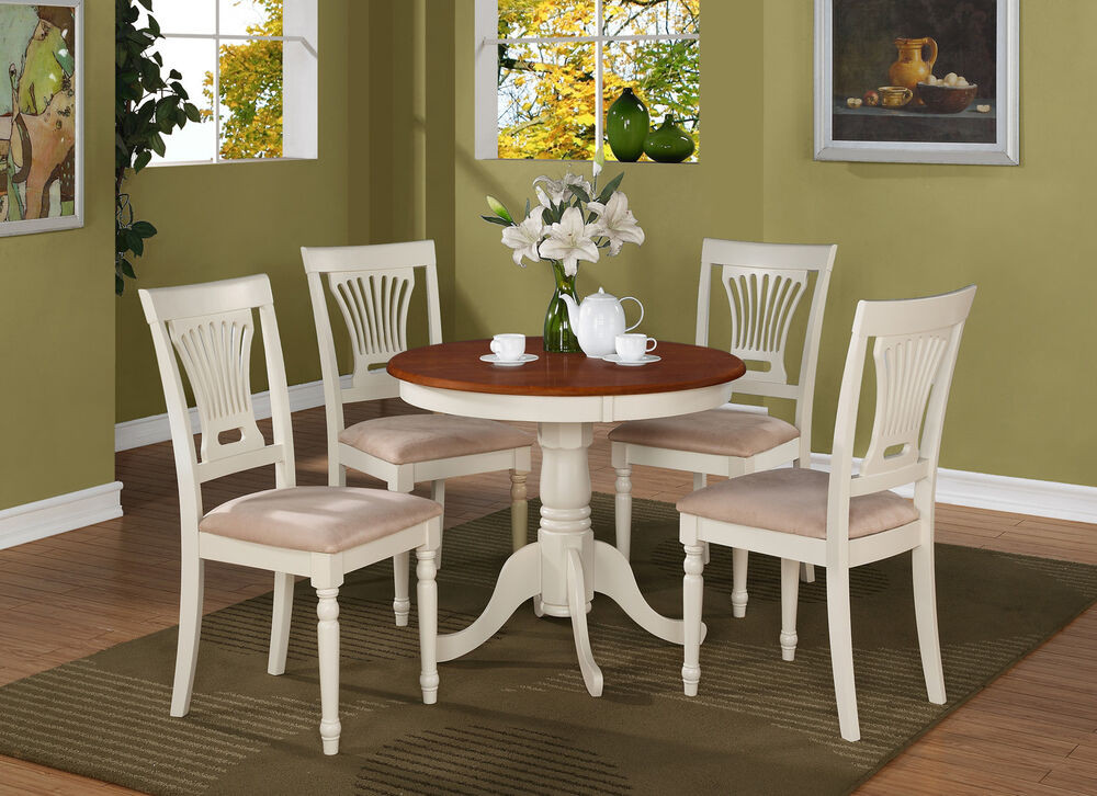 Best ideas about Round Kitchen Table And Chairs
. Save or Pin 3pc Kitchen dinette 36" round pedestal table 2 padded Now.