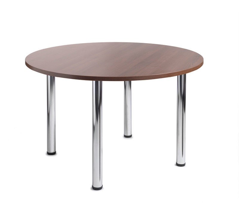 Best ideas about Round Office Table
. Save or Pin Turin Walnut Round Meeting Table 1200mm with Chrome Legs Now.