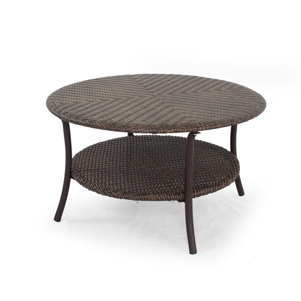 Best ideas about Round Outdoor Coffee Table
. Save or Pin Hampton Bay Mix and Match Brown 32 in Round All Weather Now.