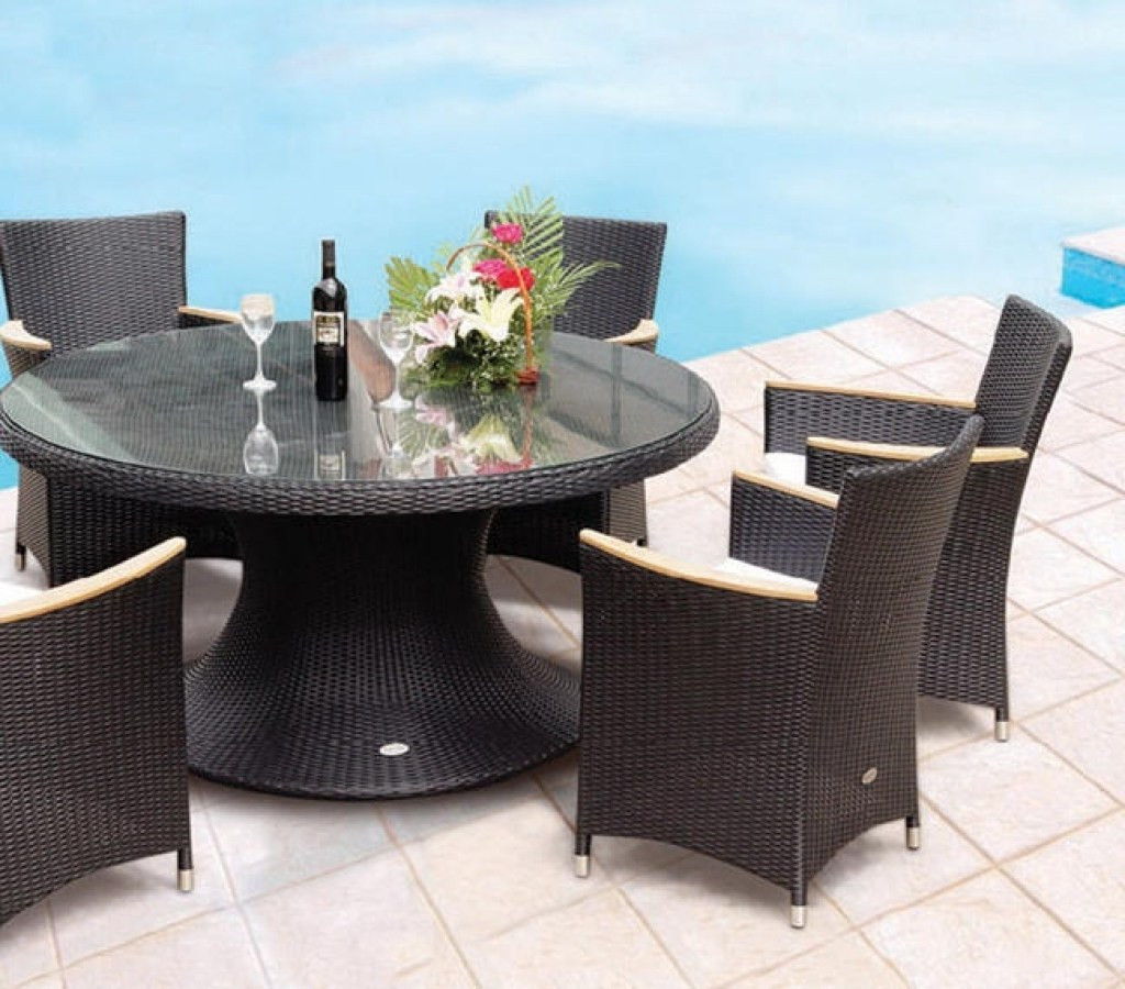 Best ideas about Round Patio Furniture
. Save or Pin Round Outdoor Dining Set White Counter Table Setting Now.