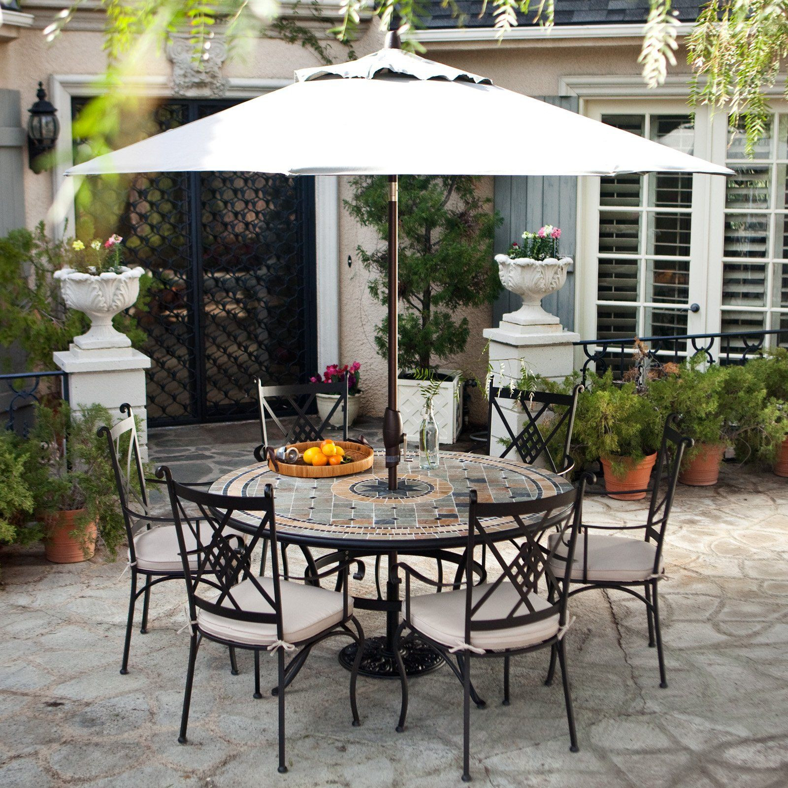 Best ideas about Round Patio Furniture
. Save or Pin Palazetto Barcelona 60 in Round Mosaic Patio Dining Set Now.