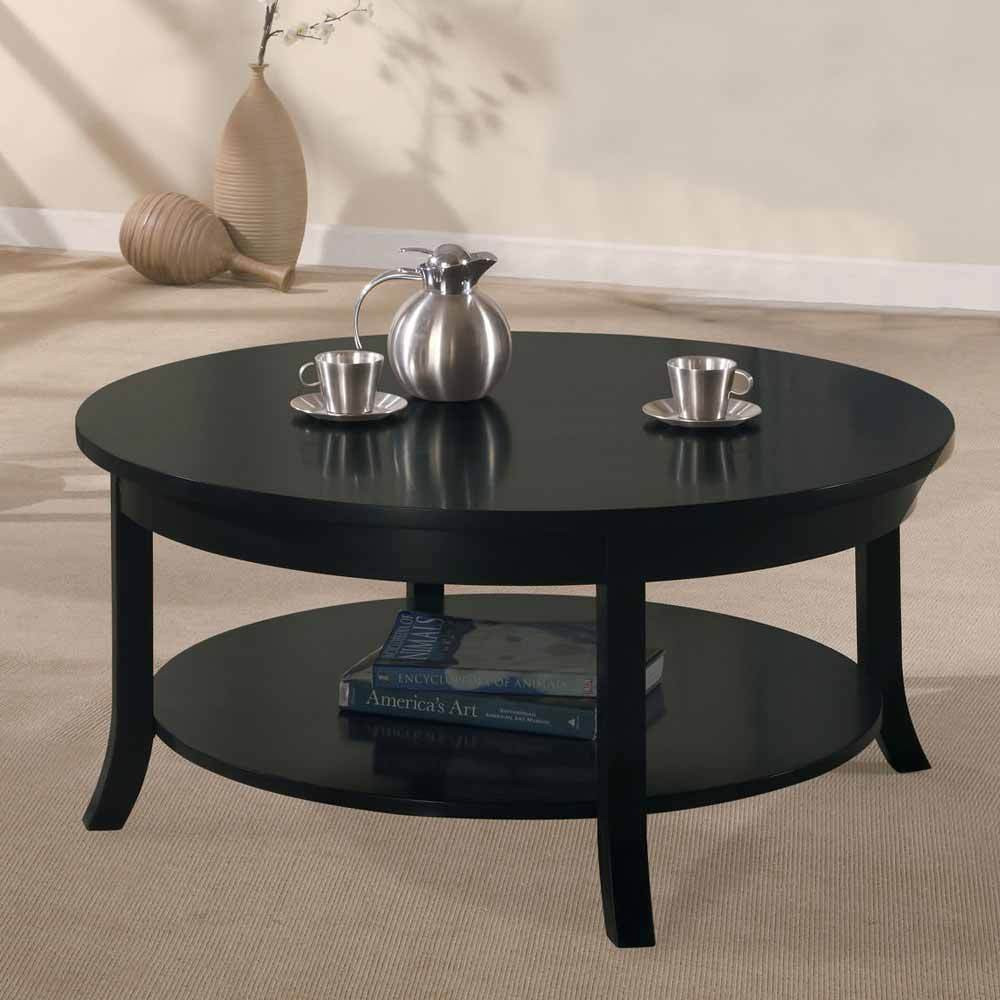 Best ideas about Round Wood Coffee Table
. Save or Pin Gardena Occasional Living Room Round Coffee Table Lower Now.