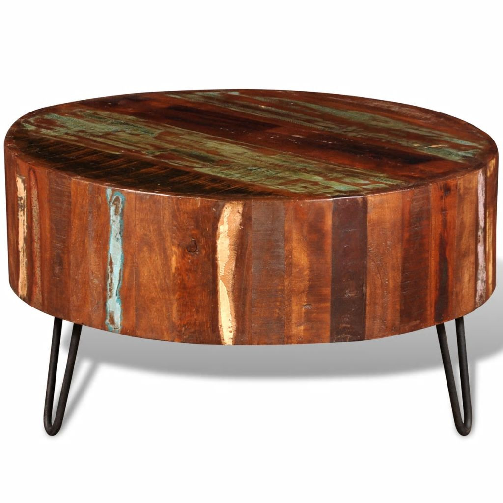 Best ideas about Round Wood Coffee Table
. Save or Pin Reclaimed Solid Wood Round Coffee Table Now.