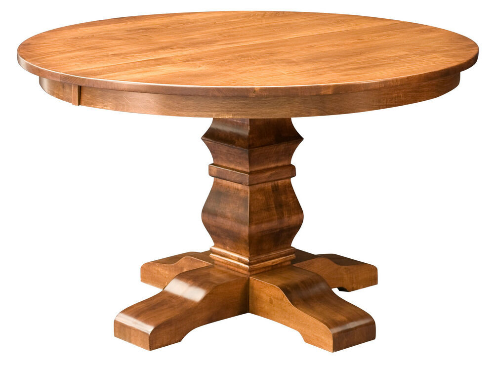 Best ideas about Round Wood Dining Table
. Save or Pin Amish Round Pedestal Dining Table Solid Wood Rustic Now.