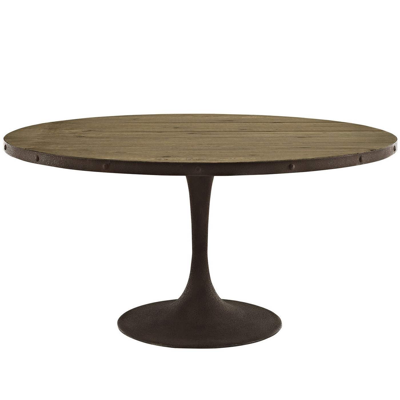 Best ideas about Round Wood Dining Table
. Save or Pin Drive Rustic 60" Round Wood Top Dining Table W Iron Now.