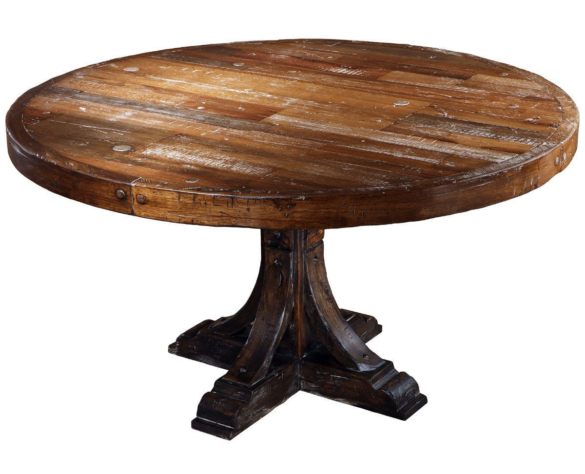 Best ideas about Round Wood Dining Table
. Save or Pin thediningroomsf reclaimed wood round dining table 225 Now.