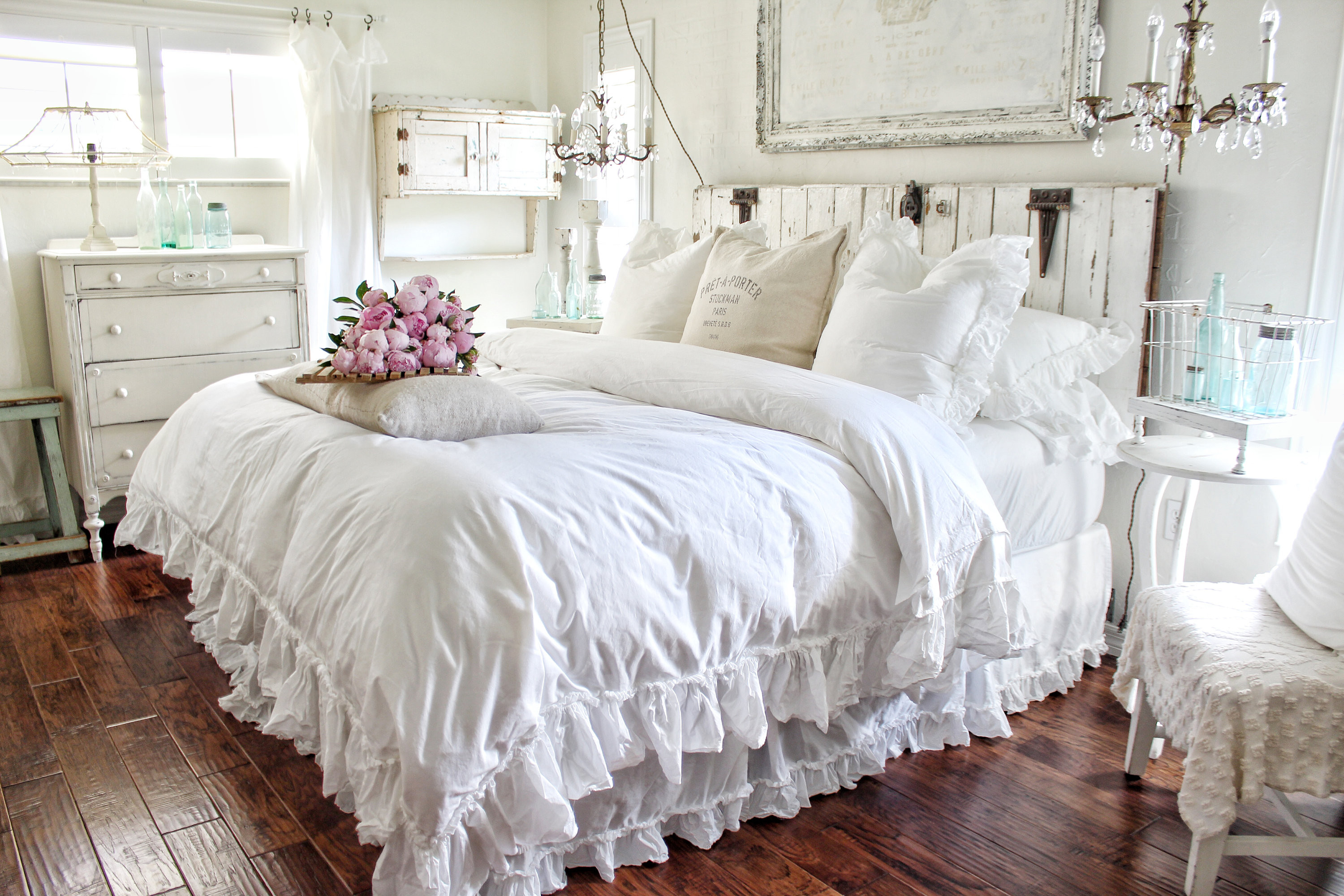 Best ideas about Ruffle Bedding Shabby Chic
. Save or Pin Ruffled Duvet Cover White Bedding Duvets Shabby Chic Now.