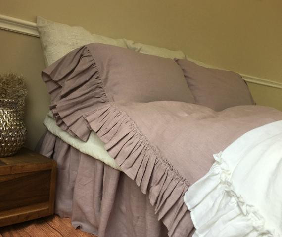 Best ideas about Ruffle Bedding Shabby Chic
. Save or Pin Shabby Chic Orchid ruffled duvet cover with 4 ruffle edge Now.
