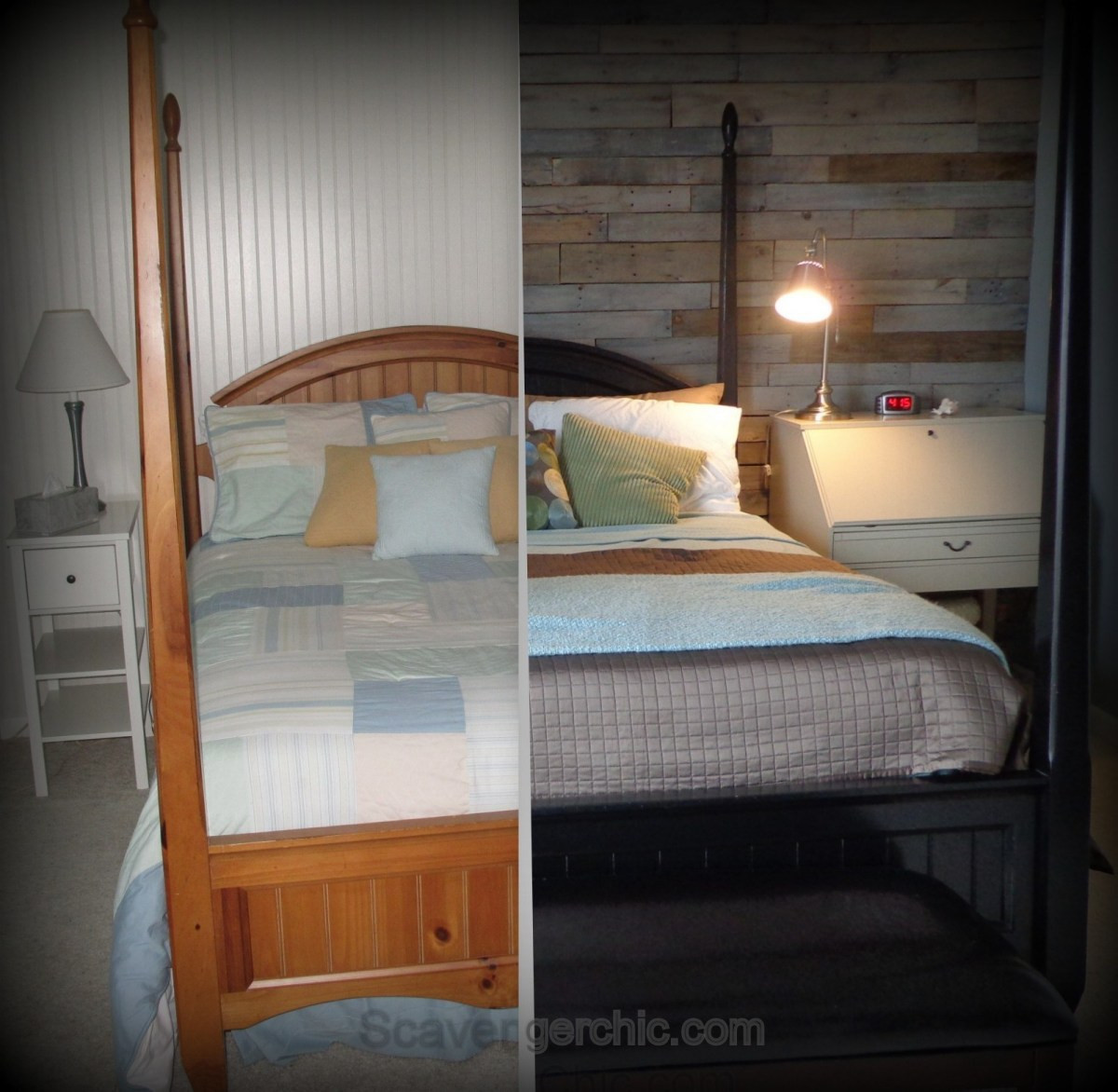 Best ideas about Rustic Bedroom Ideas DIY
. Save or Pin Warm and Rustic Pallet Wood Wall – Scavenger Chic Now.