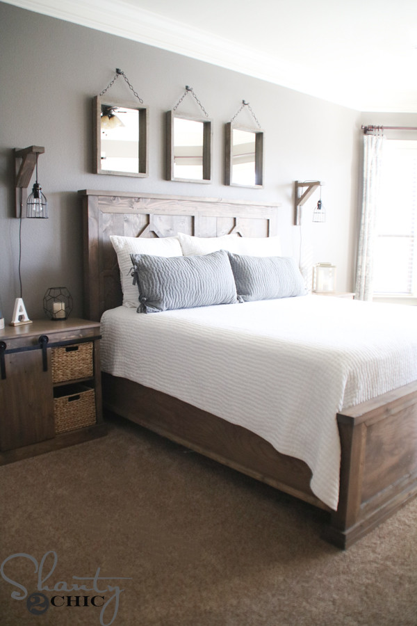 Best ideas about Rustic Bedroom Ideas DIY
. Save or Pin DIY Rustic Modern King Bed Shanty 2 Chic Now.